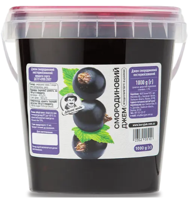 Джем смородиновий Дідусеві ягоди 1 кг